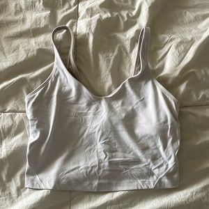 white lululemon align tank top